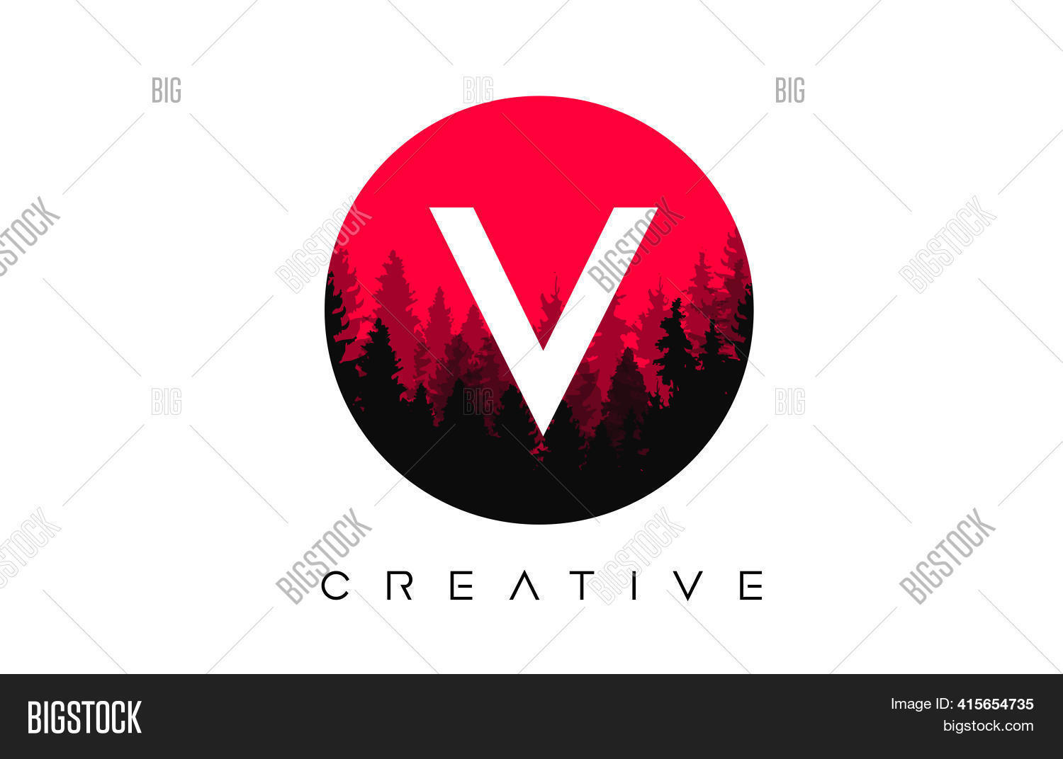 V Letter Logo Design Vector & Photo (Free Trial) | Bigstock