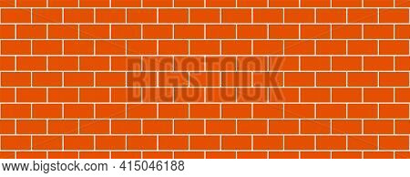 Subway Tile Background. Brick Seamless Patter For Kitchen Backsplash, Bathroom Wall, Shower. Vector 