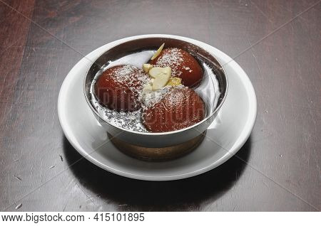Delicious Indian Dessert Known As Gulab Jamun