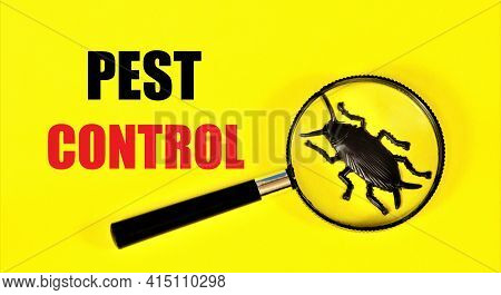 Pest Control. Warning Text Label. Measures To Combat Insects, Ticks, Rodents And Other Harmful Anima