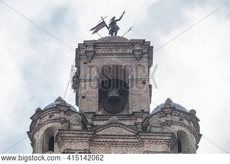 Our Lady Of Granada Magnificent Tower Of Brick Top. Llerena, Extremadura, Spain