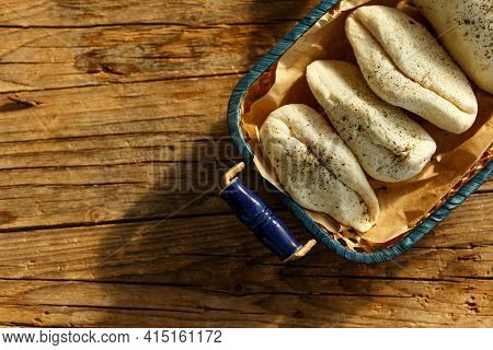 Cypriot Semi-hard, Unripened Brined Cheese. Popular In The Levant, Greece And Turkey.top View In Wic