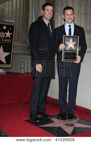 ลอสแองเจลิส - 25 jan: Daly คาร์สัน Jimmy Kimmel ในพิธีที่ Jimmy Kimmel เป็นอีกด้วยการ 