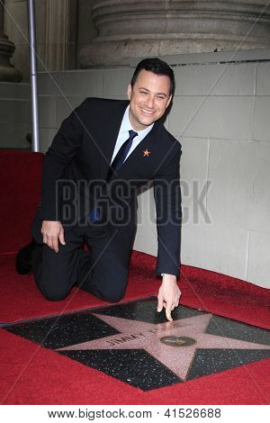 ลอสแองเจลิส - 25 jan: Jimmy Kimmel ในพิธีที่ Jimmy Kimmel เป็นเกียรติกับดาวบน H