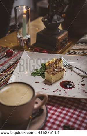Traditional Georgian Sweets And Desserts With Hazelnuts, Walnuts, Grape Juice, Honey, Chocolate. Bak