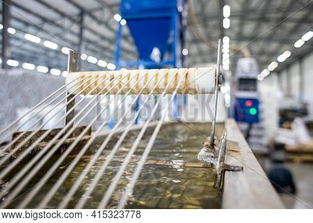 The Technical Process For The Production Of Polypropylene Yarns For Further Use At The Factory.