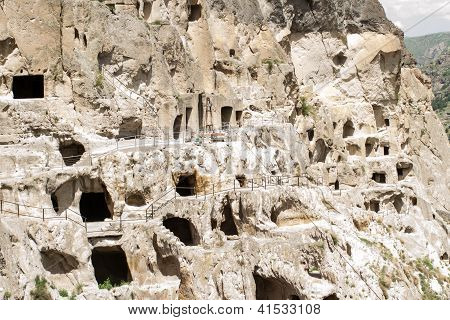 수도원 중세 동굴 도시 Vardzia, 조지아, transcaucasus