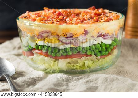 Homemade Seven Layer Salad