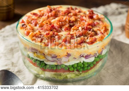 Homemade Seven Layer Salad