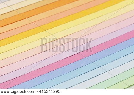 Color Card Palette, Samples For Colour Definition. Guide Of Paint Samples, Colored Catalog