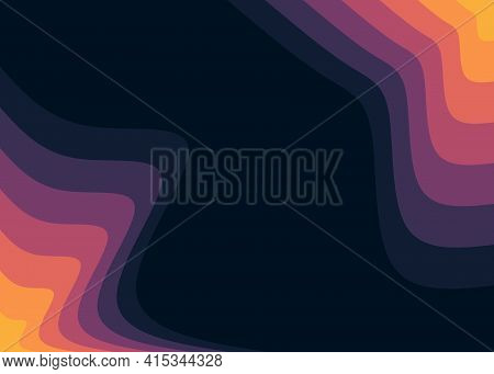 A Colorful And Elegant Abstract Wave Background