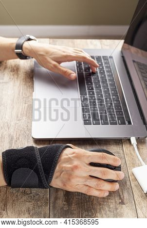 Chronic Trauma To The Wrist Joint  In People Using Computer Mouse May Lead To Disorders That Cause I