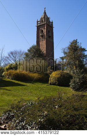 Vista Of The Picturesque Brandon Hill, A City Park With Wild Flowers, Ponds, Trees And Shrubs Locate