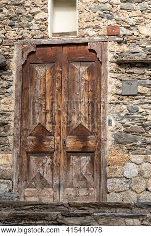 Ordino, Andorra: 2021 March 30: Chapel Of The Rossell House In Spring In Ordino, Andorra In The Pyre