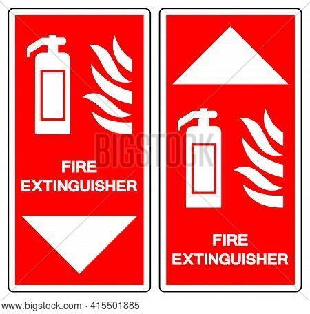 Fire Extinguisher Symbol Sign ,vector Illustration, Isolate On White Background Label .eps10