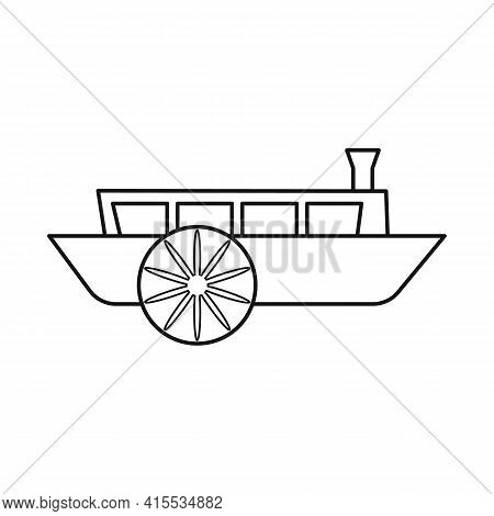 Vector Illustration Of Wagon And Carriage Sign. Web Element Of Wagon And Old Stock Symbol For Web.