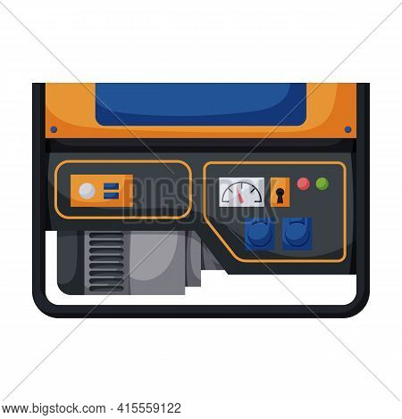 Generator Vector Icon.cartoon Vector Icon Isolated On White Background Generator.