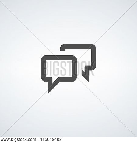 Speech Bubbles Different Colors. Talk Communication Speech Bubbles. Dialog Elements. Conversation An