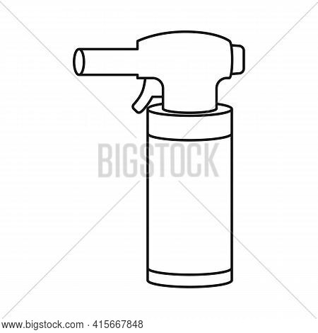 Vector Illustration Of Cigarette And Electronic Logo. Web Element Of Cigarette And Vape Stock Vector