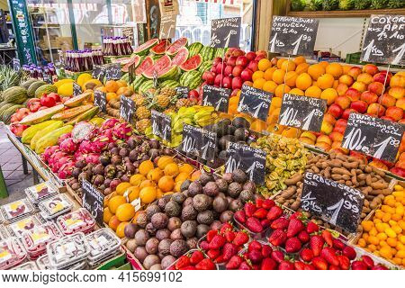 Vienna, Austria - April 28, 2015:  Since The 16th Century People In Austria Has Come To The Naschmar