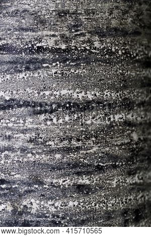 Grunge Abstract Background. Dirt Textured Surface. List Of Roofing Felt Close-up. Ruberoid Texture.