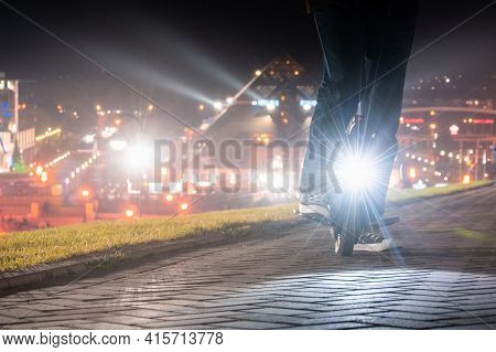 Night Riding On An Electric Unicycle (euc)