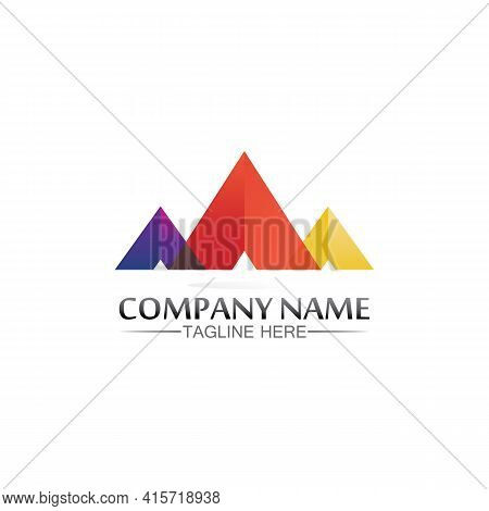 Crown Logo Template Vector Icon Illustration Design, Vector Icon Crown, King, Queen, Logo Design For