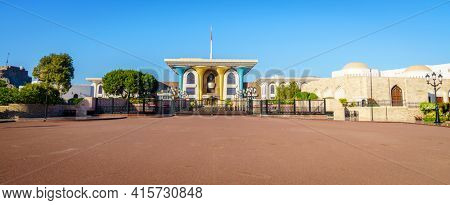 December 3, 2016, Muscat, Oman: Al Alam Palace - a ceremonial residence of sultan Qaboos