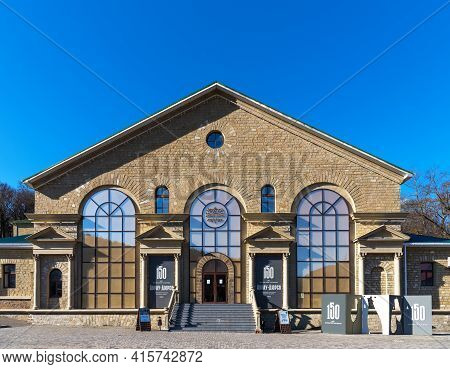 Abrau-durso, Russia - March 2, 2021: The Abrau-durso Wine Tourism Center In Russia. Champagne And Sp