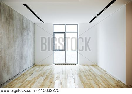 Moving House, Apartment Interior. 3d Rendering Imege