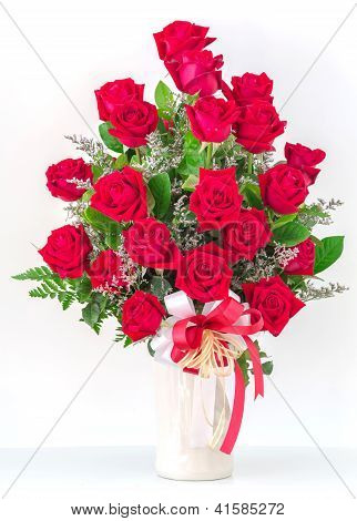 Buquê de rosas vermelhas