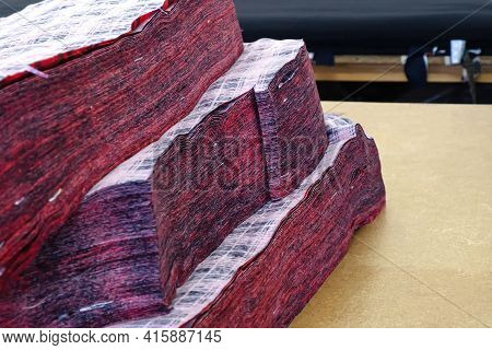 Colored Fabric Cage, Knitwear A Cut Shirts