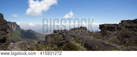 View From The Roraima Tepui On Kukenan, Venezuela
