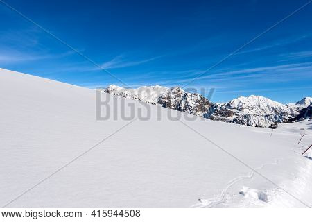 Lessinia Plateau (altopiano Della Lessinia) Regional Natural Park And The Carega Mountain (monte Car