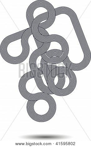 Abstrakt retro røg baggrund