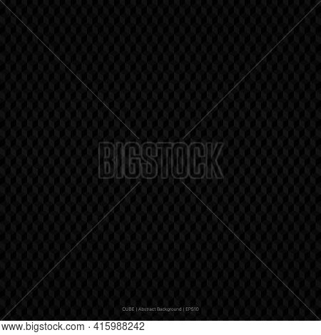 Cube Geometric Abstract Square Background. Vector Illustration