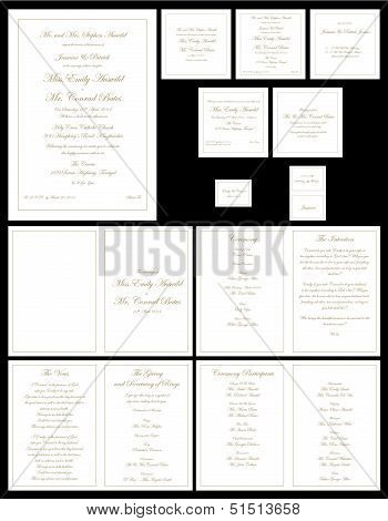 Wedding Stationery Set