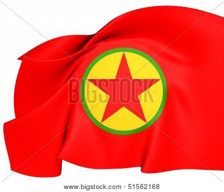 Kurdistan Workers' Party Flag