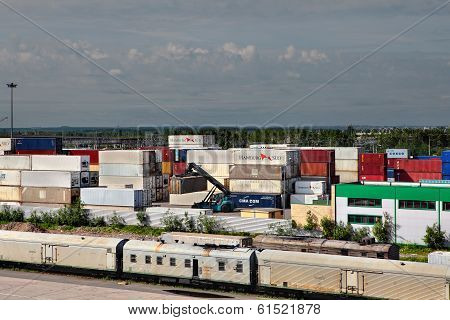 Storage Of Cargo Containers, Container Depot.