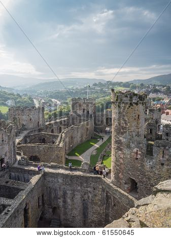 View On Conwy Castle, Wales