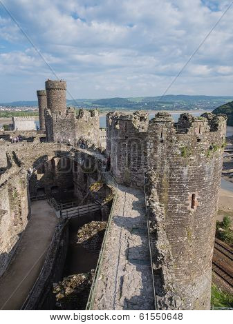 View On Conwy Castle, Wales