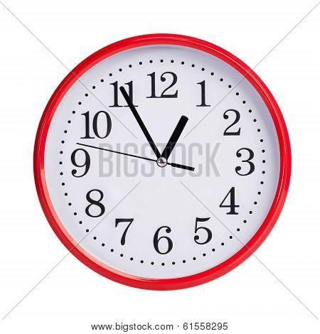 Almost An Hour On A Round Clock Face