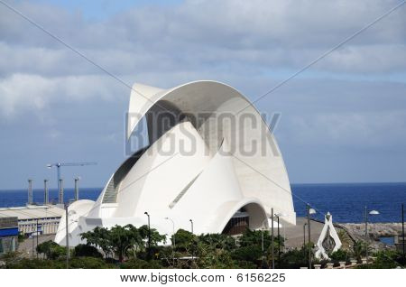 Auditorio v Santa Cruz De Tenerife, Španělsko