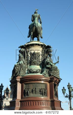 Denkmal für Nicolas ich in Sankt Petersburg