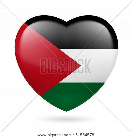 Heart icon of Palestine