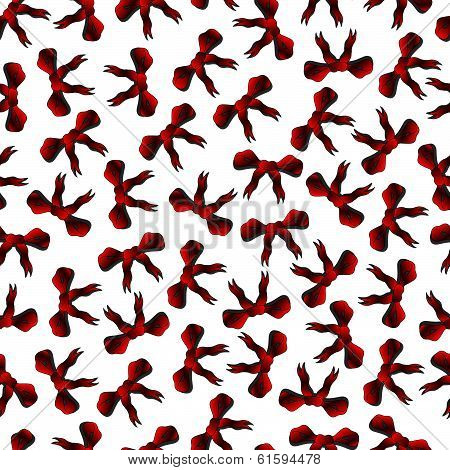 red ribbon pattern eps10