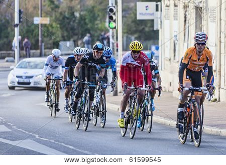 The Peloton- Paris Nice 2013 In Nemours