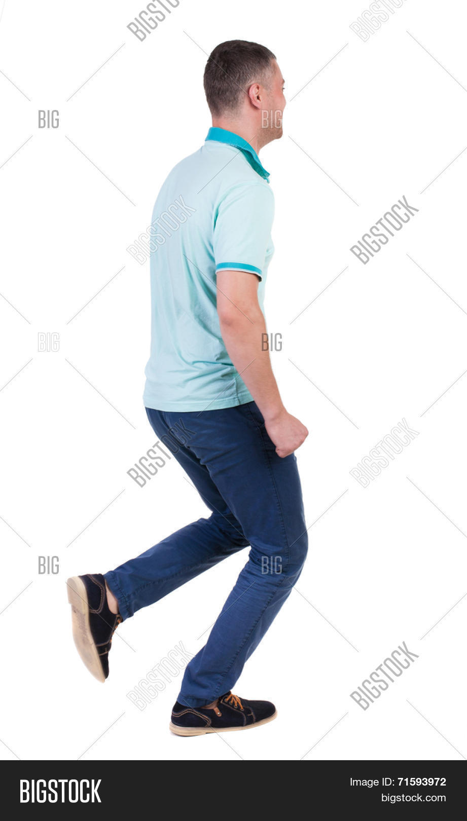 Back View Running Man Image & Photo (Free Trial) | Bigstock