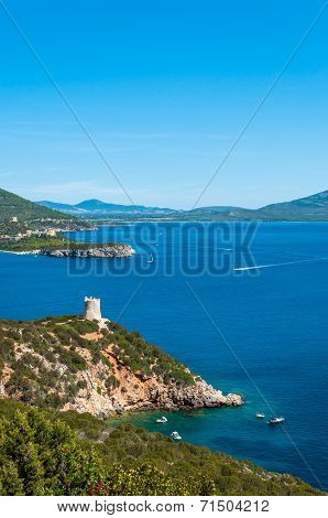 Landscape Of Coast Of Sardinia