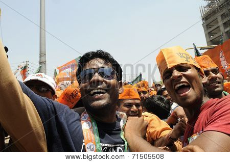 Modi mania in Varanasi.